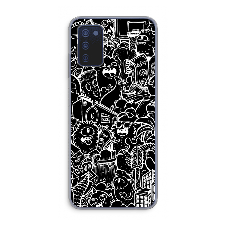 Vexx Black City : Samsung Galaxy A03s Transparant Hoesje