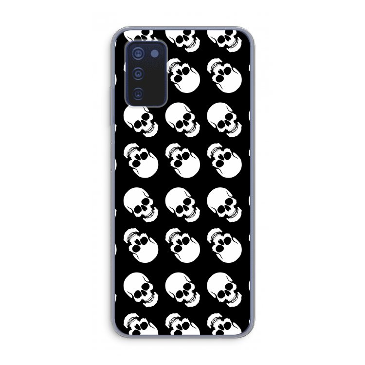 Musketon Skulls: Samsung Galaxy A03s Transparant Hoesje