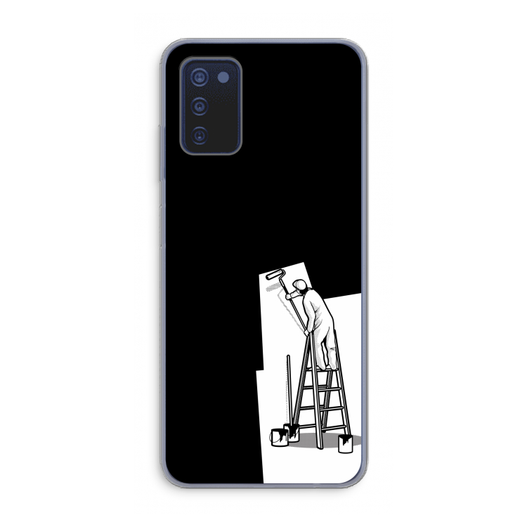 Musketon Painter: Samsung Galaxy A03s Transparant Hoesje