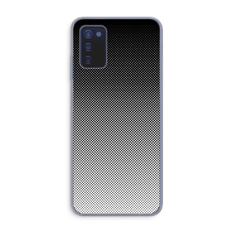 Musketon Halftone: Samsung Galaxy A03s Transparant Hoesje