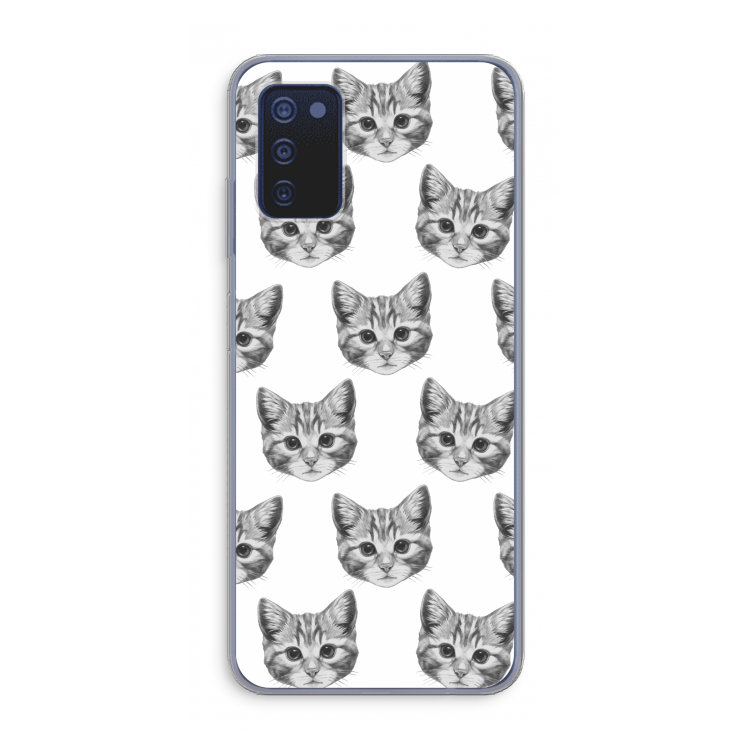 Kitten: Samsung Galaxy A03s Transparant Hoesje