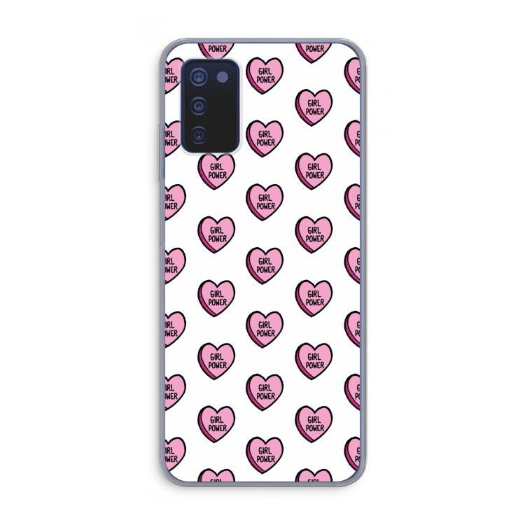 GIRL POWER: Samsung Galaxy A03s Transparant Hoesje