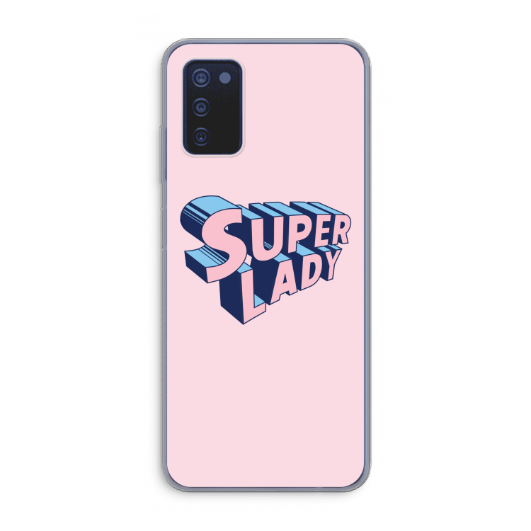 Superlady: Samsung Galaxy A03s Transparant Hoesje
