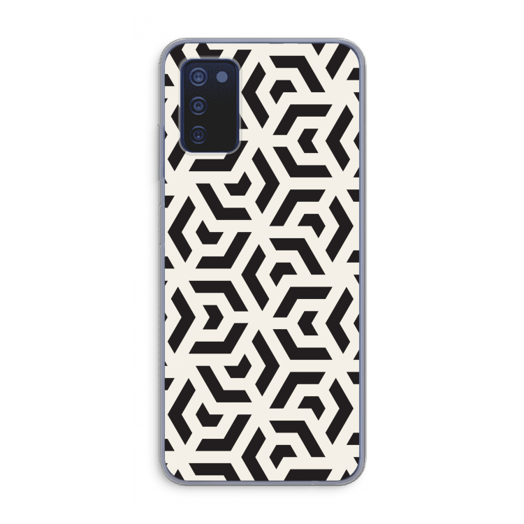 Crazy pattern: Samsung Galaxy A03s Transparant Hoesje