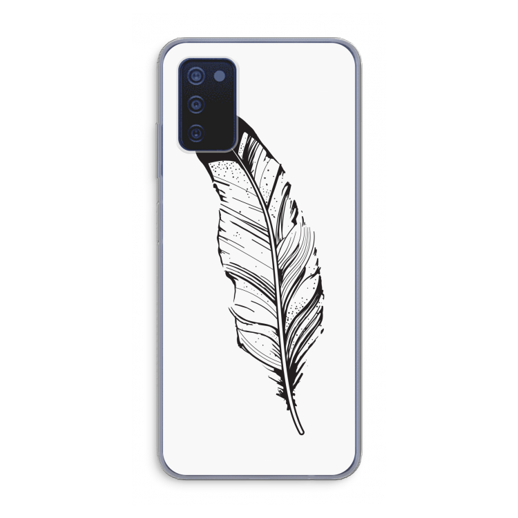 Pluim: Samsung Galaxy A03s Transparant Hoesje
