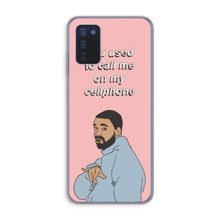 Hotline bling: Samsung Galaxy A03s Transparant Hoesje