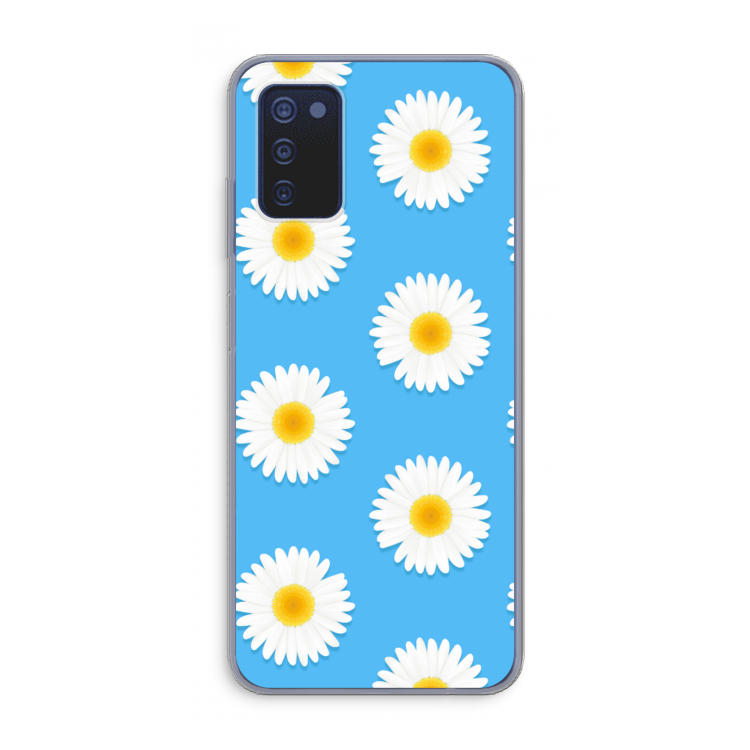 Margrietjes: Samsung Galaxy A03s Transparant Hoesje