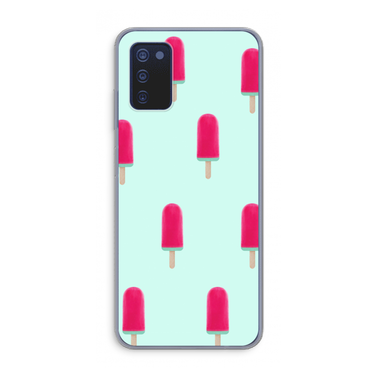Waterijsje: Samsung Galaxy A03s Transparant Hoesje