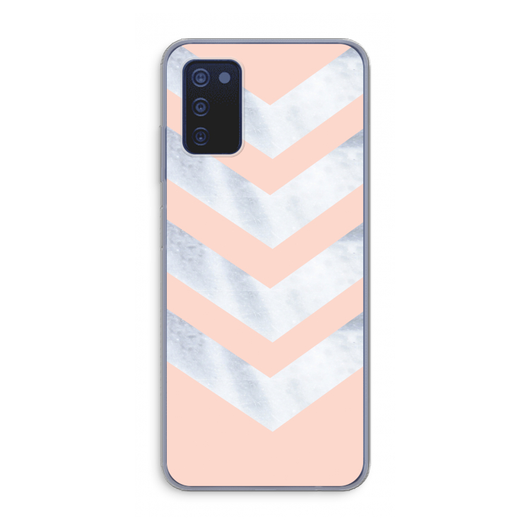Marmeren pijlen: Samsung Galaxy A03s Transparant Hoesje