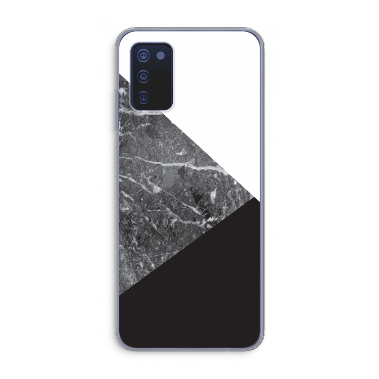 Combinatie marmer: Samsung Galaxy A03s Transparant Hoesje