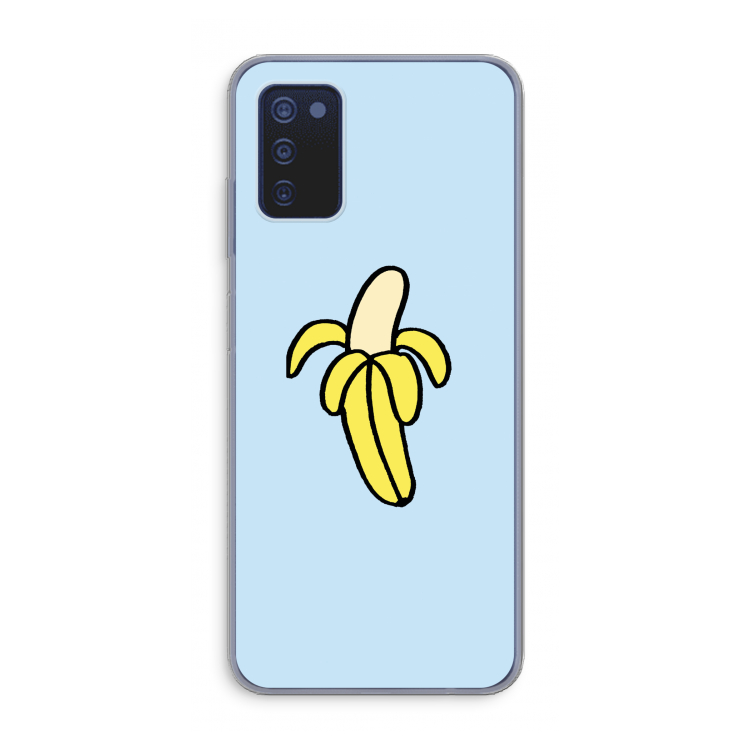 Banana: Samsung Galaxy A03s Transparant Hoesje