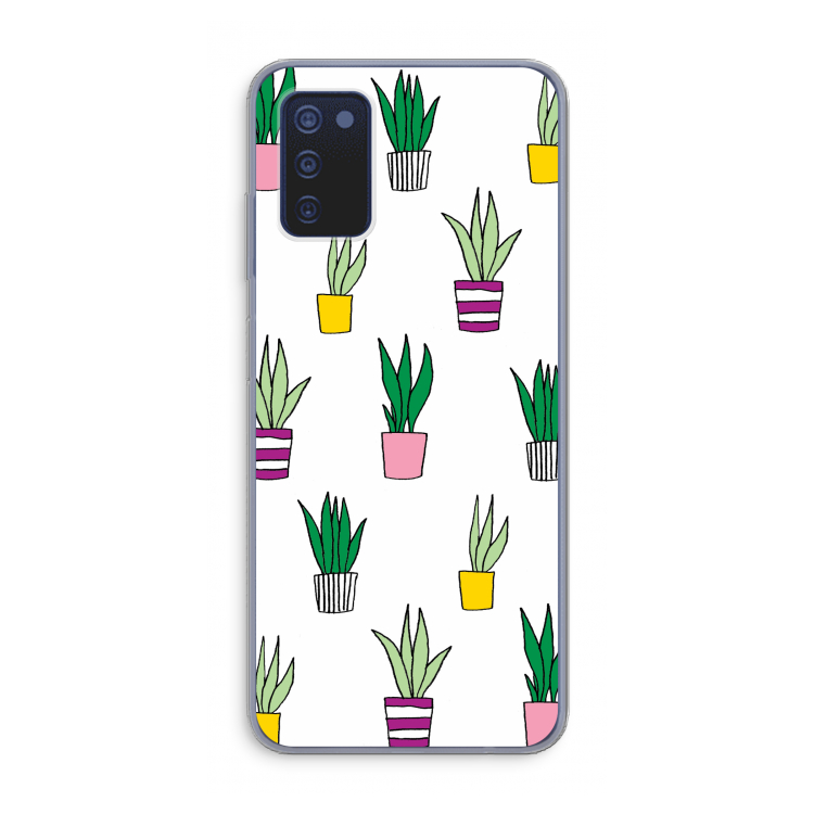 Sanseveria: Samsung Galaxy A03s Transparant Hoesje