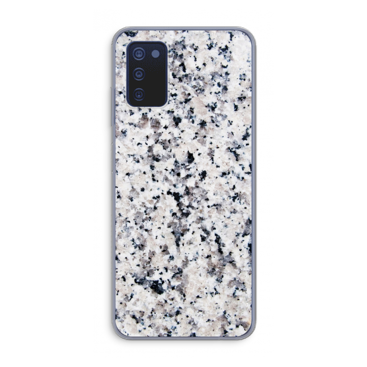 Gespikkelde marmer: Samsung Galaxy A03s Transparant Hoesje