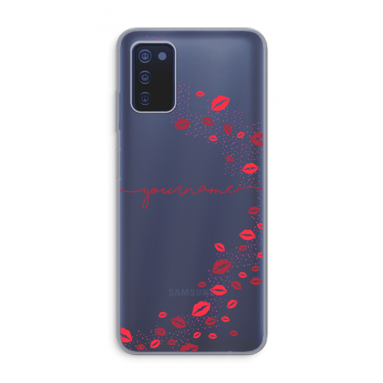Kusjes: Samsung Galaxy A03s Transparant Hoesje