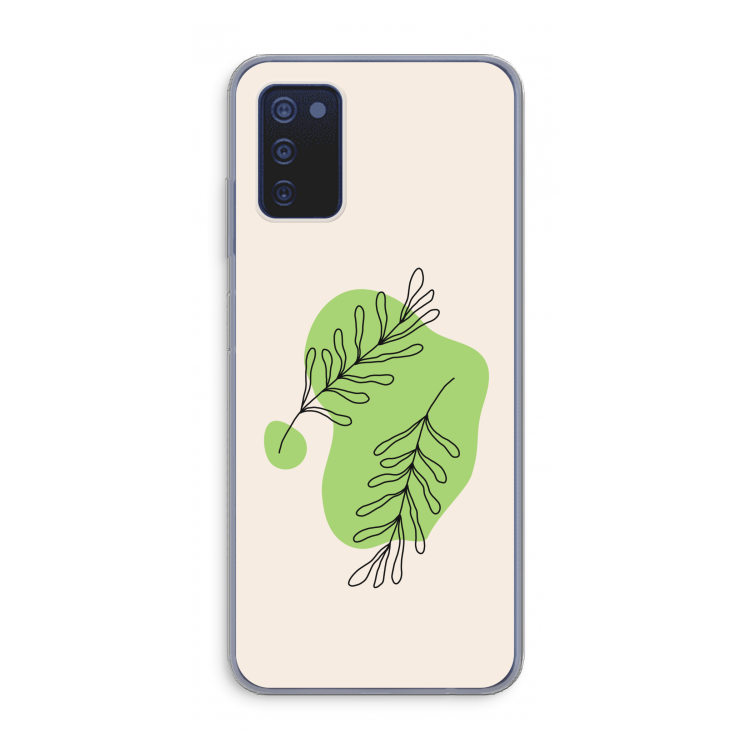 Beleaf in you: Samsung Galaxy A03s Transparant Hoesje