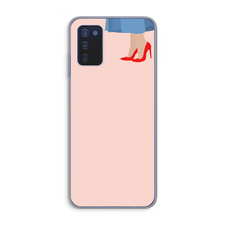 High heels: Samsung Galaxy A03s Transparant Hoesje
