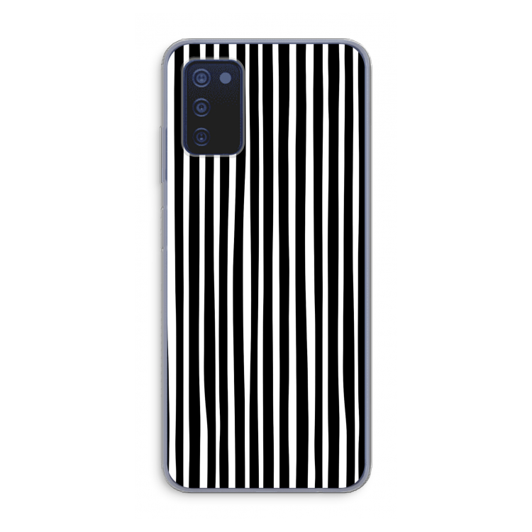Stripes: Samsung Galaxy A03s Transparant Hoesje
