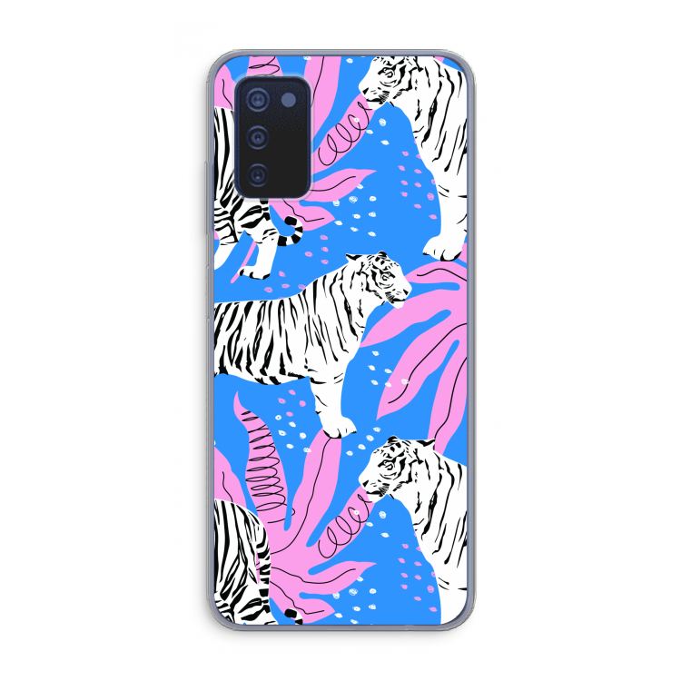 Tijger: Samsung Galaxy A03s Transparant Hoesje