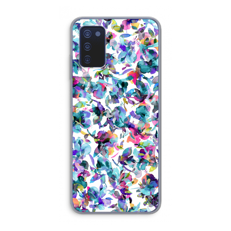 Hibiscus Flowers: Samsung Galaxy A03s Transparant Hoesje