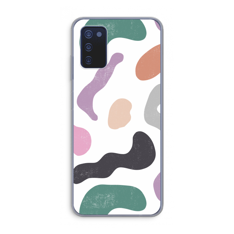 Memphis Shapes: Samsung Galaxy A03s Transparant Hoesje