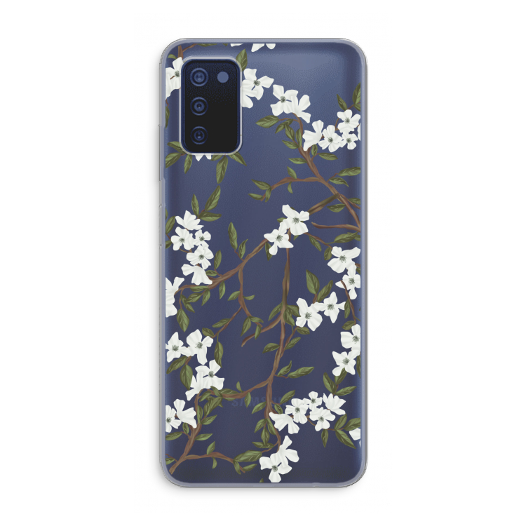 Blossoming spring: Samsung Galaxy A03s Transparant Hoesje