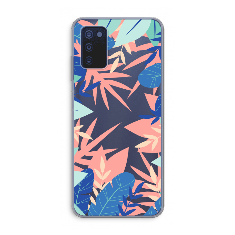 Tropisch: Samsung Galaxy A03s Transparant Hoesje