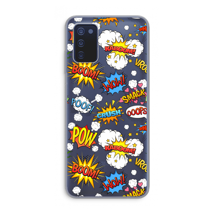Pow Smack: Samsung Galaxy A03s Transparant Hoesje