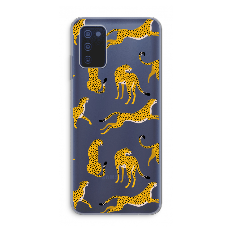 Luipaard: Samsung Galaxy A03s Transparant Hoesje