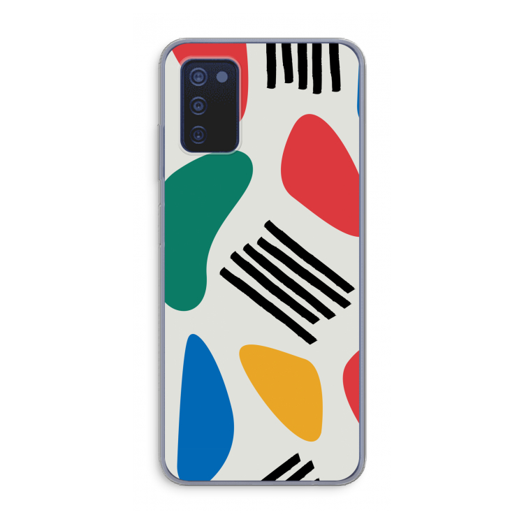 Illustratieve pop 1: Samsung Galaxy A03s Transparant Hoesje
