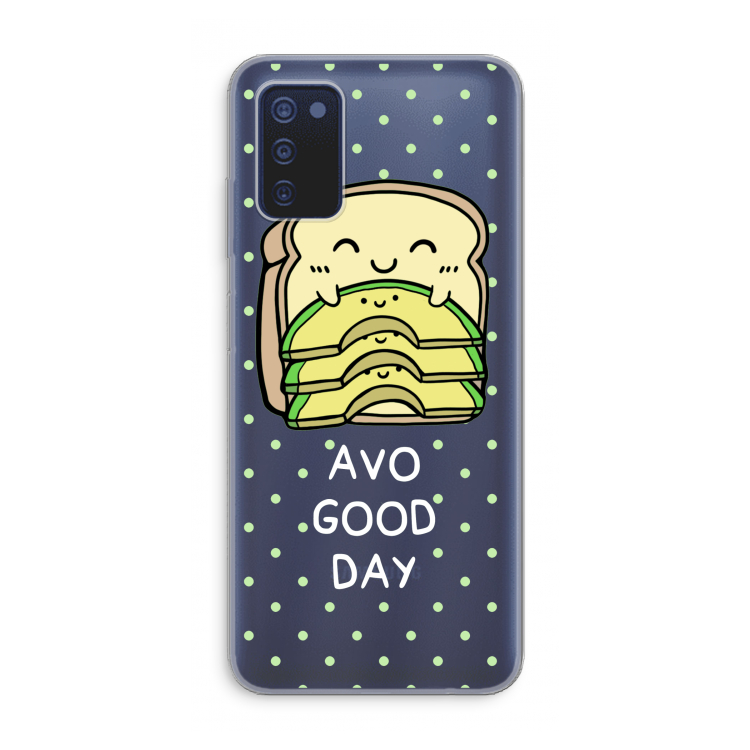 Avo Good Day: Samsung Galaxy A03s Transparant Hoesje