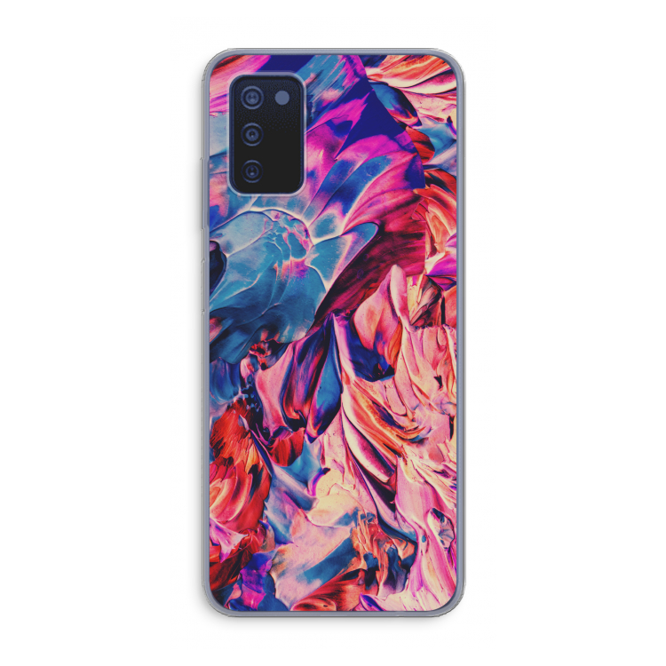 Pink Orchard: Samsung Galaxy A03s Transparant Hoesje