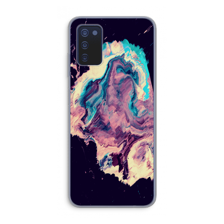 Cosmic Silence: Samsung Galaxy A03s Transparant Hoesje