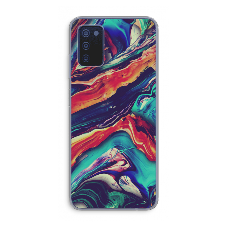 Chameleon Sun: Samsung Galaxy A03s Transparant Hoesje