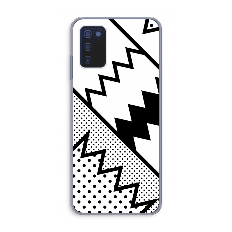 Pop Art #5: Samsung Galaxy A03s Transparant Hoesje