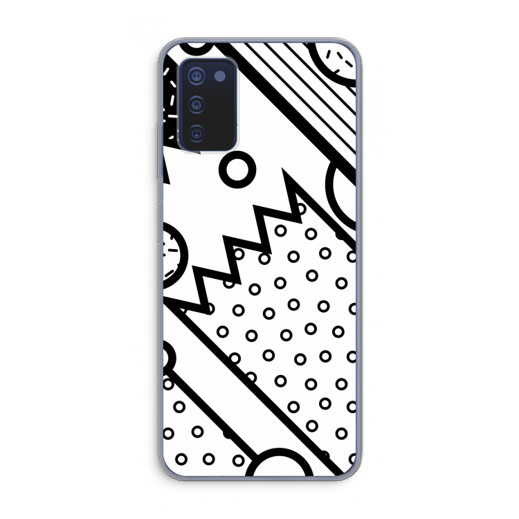 Pop Art #4: Samsung Galaxy A03s Transparant Hoesje