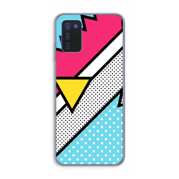 Pop Art #3: Samsung Galaxy A03s Transparant Hoesje
