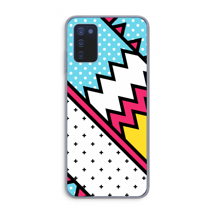 Pop Art #2: Samsung Galaxy A03s Transparant Hoesje