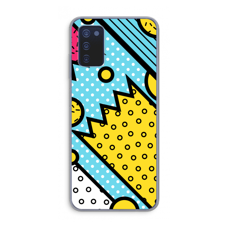 Pop Art #1: Samsung Galaxy A03s Transparant Hoesje