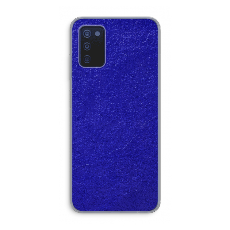 Majorelle Blue: Samsung Galaxy A03s Transparant Hoesje