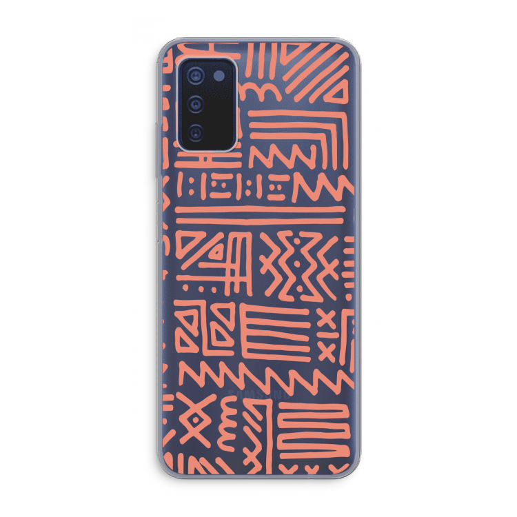 Marrakech Pink: Samsung Galaxy A03s Transparant Hoesje