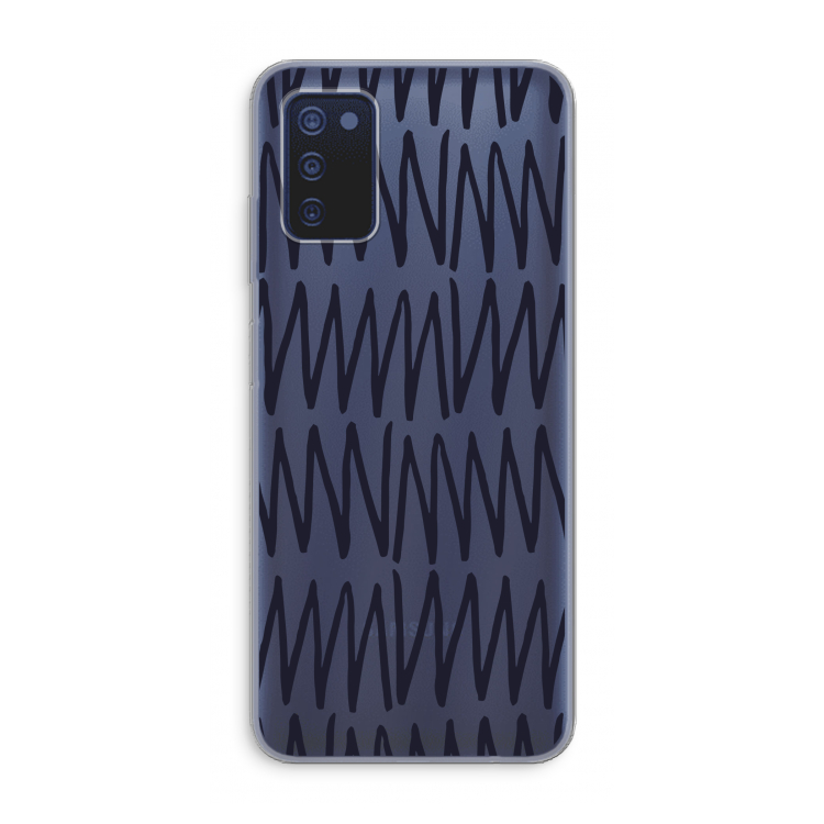 Marrakech Zigzag: Samsung Galaxy A03s Transparant Hoesje