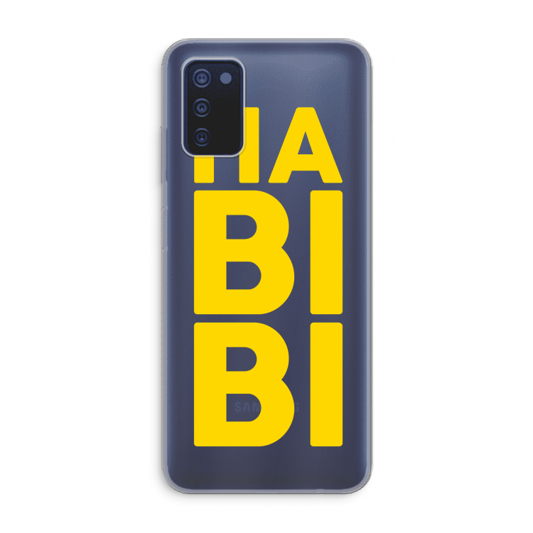 Habibi Majorelle : Samsung Galaxy A03s Transparant Hoesje