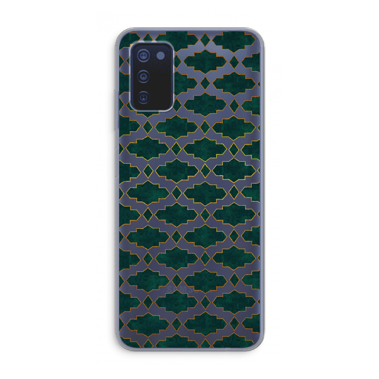 Moroccan tiles: Samsung Galaxy A03s Transparant Hoesje