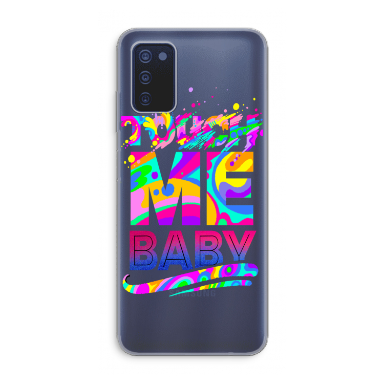 Touch Me: Samsung Galaxy A03s Transparant Hoesje