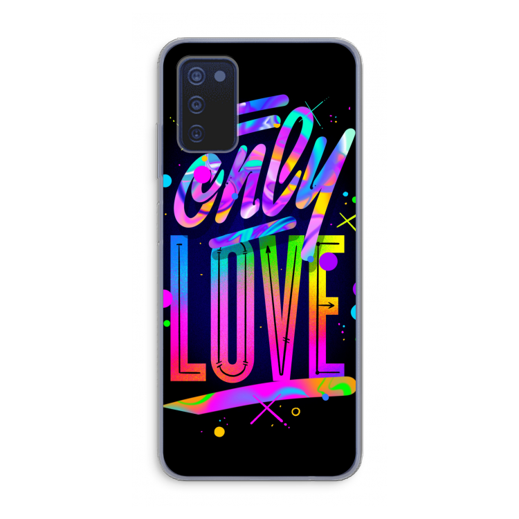 Only Love: Samsung Galaxy A03s Transparant Hoesje