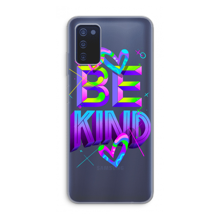 Be Kind: Samsung Galaxy A03s Transparant Hoesje