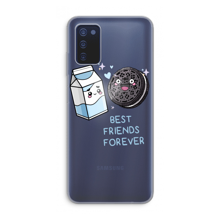 Best Friend Forever: Samsung Galaxy A03s Transparant Hoesje