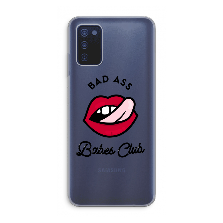Badass Babes Club: Samsung Galaxy A03s Transparant Hoesje