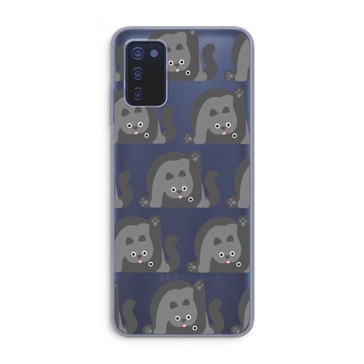 Cats: Samsung Galaxy A03s Transparant Hoesje