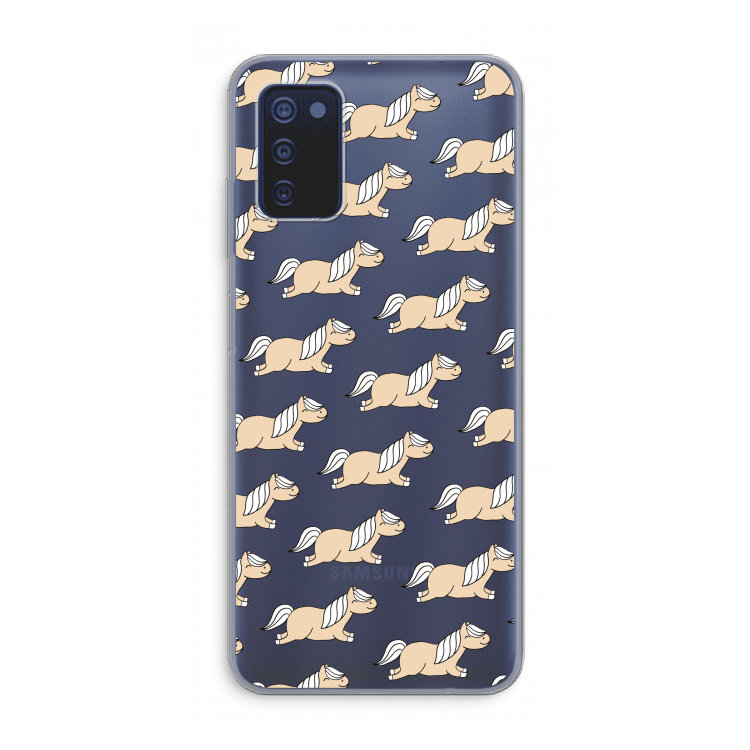 Ponys: Samsung Galaxy A03s Transparant Hoesje